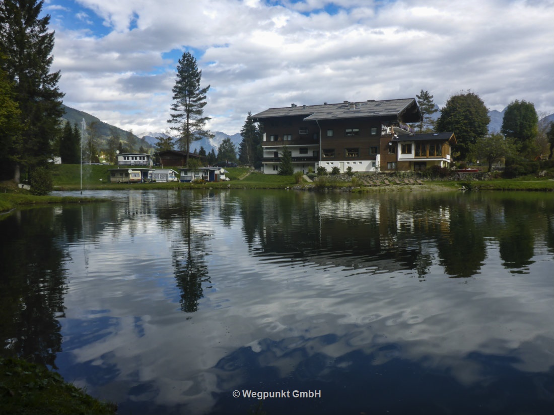 Das Gasthaus von der Rückseite